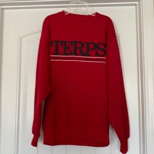 NWT Jansport Red Terps UMD Sweatshirt, Ladies S